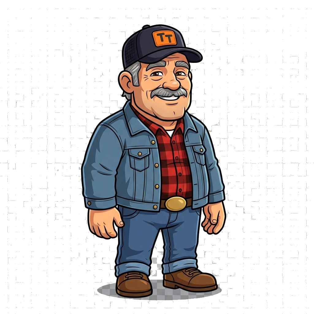 Trucker Tom — Trucker Tom mascot